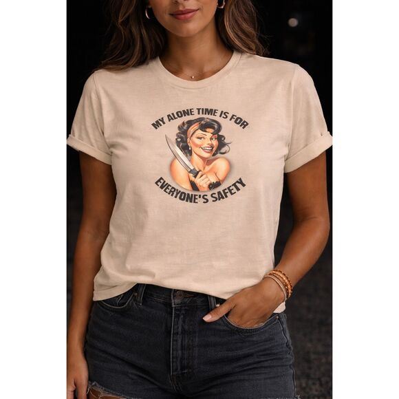 custom Tops - Retro Graphic Tee Funny Shirt Womens Vintage Pin Up Mom Sarcastic Humor summer